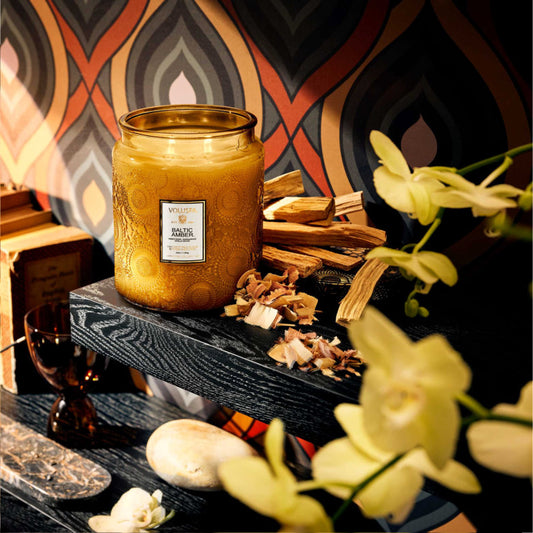 Baltic Amber Luxe Jar Candle